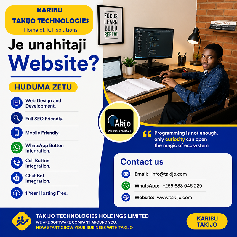 Takijo website development